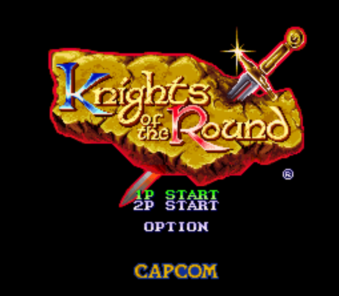 Knights of the Round Title Screen
